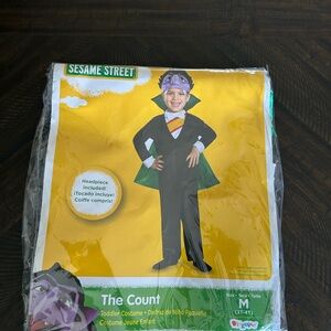 Sesame Street Count Dracula Kids Costume (3T-4T)